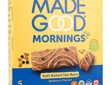 MadeGood Mornings - Blueberry Soft Baked Bars (Case: 30-24g (Bars)) (Made Good) Supply