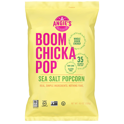 Angie’s BOOMCHICKAPOP Sea Salt Popcorn (Gluten Free, Kosher, Non - GMO) (8-136 g) (jit) For Cheap