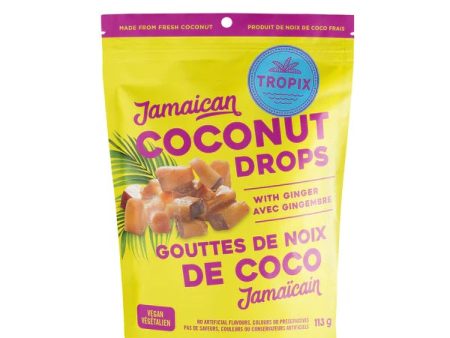 Tropix Jamaican Ginger Coconut Drops (113g - 12) on Sale