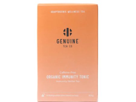 Genuine Tea - Adaptogenic - Organic Immunity Tonic (15 bags) Hot on Sale