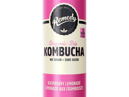 Remedy Kombucha - Raspberry Lemonade (12 x 355ml) Sale