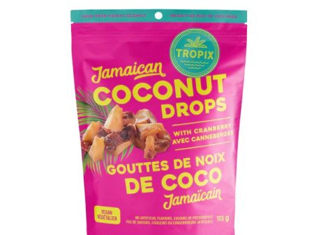 Tropix Jamaican Cranberry Coconut Drops (113g - 12) (jit) For Cheap