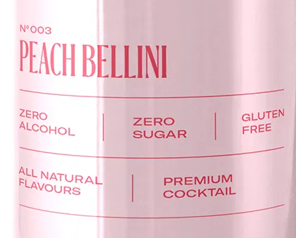 Aelo - Peach Bellini - Non Alcoholic (24 x 355) on Sale