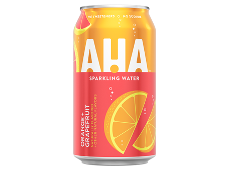 AHA Sparkling Water - Orange + Grapefruit (12x355ml) Hot on Sale