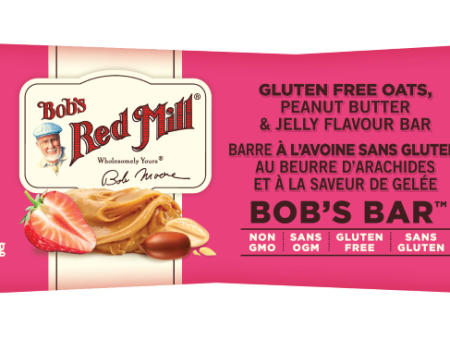 Bob s Red Mill - GF Peanut Butter & Jelly Flavour Bar (12x50g) (jit) For Discount