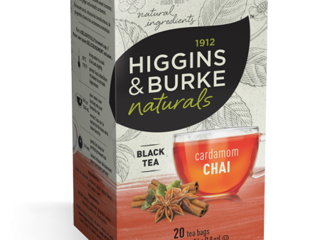 Higgins & Burke - Cardamom Chai (20 bags) on Sale