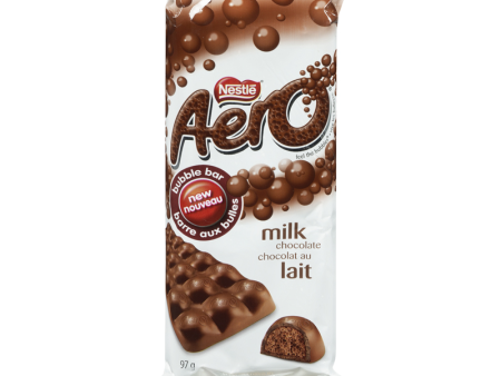 Aero Milk Chocolate Bubble Bar (15-97 g) (jit) Supply