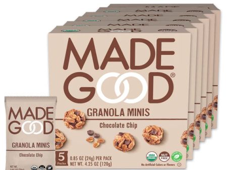 MadeGood Chocolate Chip Granola Minis (CASE: 30 x 24 g) (Made Good) Online Sale