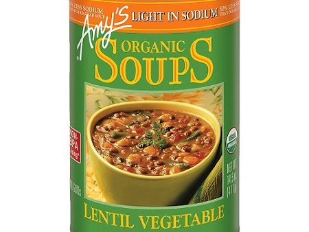 Amy s Kitchen Low Sodium Soup Lentil Vegetable (Gluten Free, Organic, Vegan, Kosher, Peanut Free) (12-398 mL) (jit) Cheap