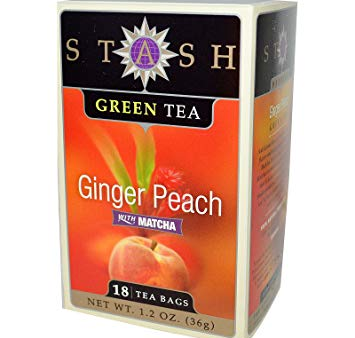 Stash Tea Green Tea Ginger Peach w  Matcha (6-18 s) (jit) Online now