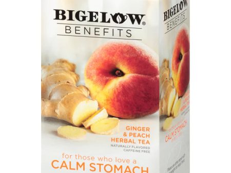 Bigelow - Benefits Ginger & Peach Tea (6-18 s) (jit) For Sale