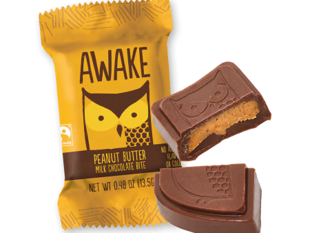 Awake - Peanut Butter Milk Chocolate Bites - (50x13.5g) Fashion