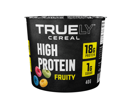 Truely Cereal Cups Fruity - (12x40g) on Sale