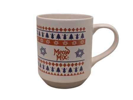 Meow Mix Ugly Sweater Mug Hot on Sale