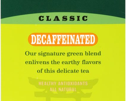 Bigelow - Green Tea DECAF (28 bags) Supply