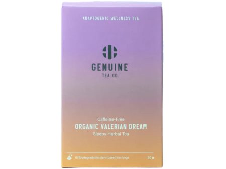 Genuine Tea - Adaptogenic - Organic Valerian Dream (15 bags) For Discount