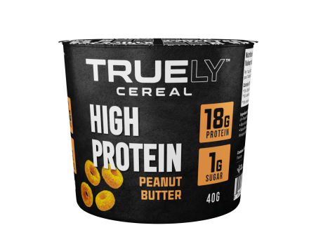 Truely Cereal Cups Peanut Butter - (12x40g) Online Sale