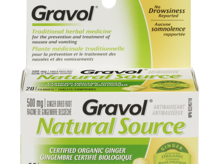 Gravol Natural Source Tablets (1-20 ea) (jit) Online Sale