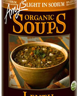 Amy s Kitchen Low Sodium Soup Lentil (Gluten Free, Organic, Vegan, Kosher, Peanut Free) (12-398 mL) (jit) Online now