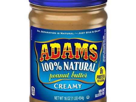 Adams Natural Creamy Peanut Butter For Sale