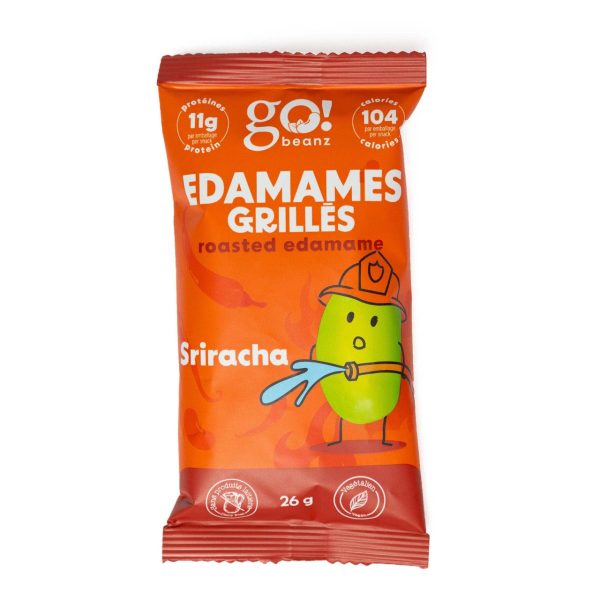 Go Beanz - Roasted Edamame Sriracha (20 x 26g) Discount