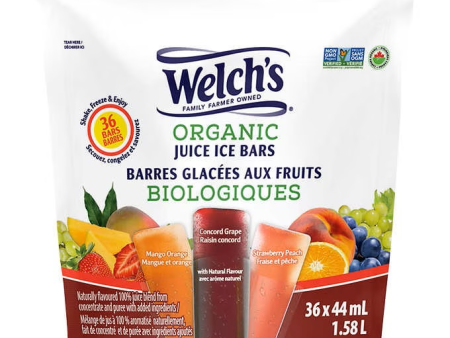 Welch s Organic Juice Ice Bars (36x44ml) For Discount