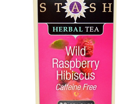 Stash Wild Raspberry Hibiscus Herbal Tea (6-20 s) (jit) For Discount