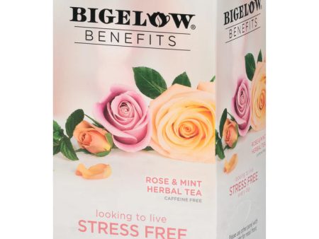 Bigelow - Benefits Stress Free Rose and Mint Tea (6-18 s) (jit) Online