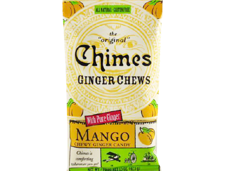 Chimes Gourmet Mango Ginger Chews (12-42.5 g (Bags)) (jit) Online now