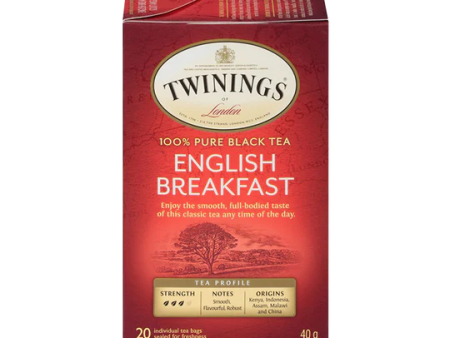 Twinings Tea - English Breakfast Tea (20 bags) Fashion