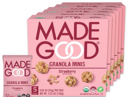 MadeGood Strawberry Granola Minis (CASE: 30 x 24 g) Online