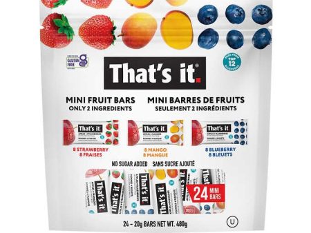 That s It - Mini Fruit Bars (24x20g) Online Hot Sale