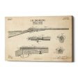 Rifle Blueprint Patent Parchment  Canvas Wall Art Online Sale