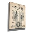 Golf Ball Vintage Patent Blueprint  Canvas Wall Art For Sale