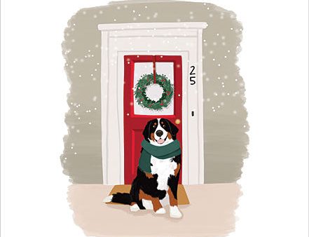 BRO330 - Christmas Dog - 12x16 Online Hot Sale