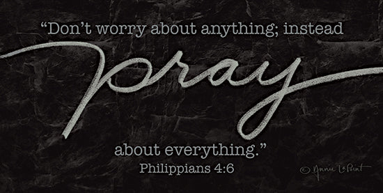 ALP2189 - Pray About Everything - 18x9 Online now