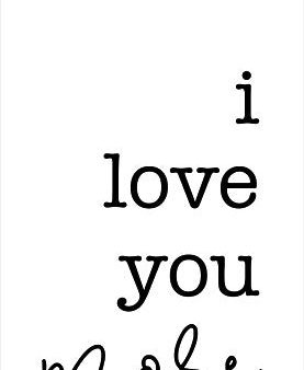 LUX573 - I Love You More - 9x18 For Discount