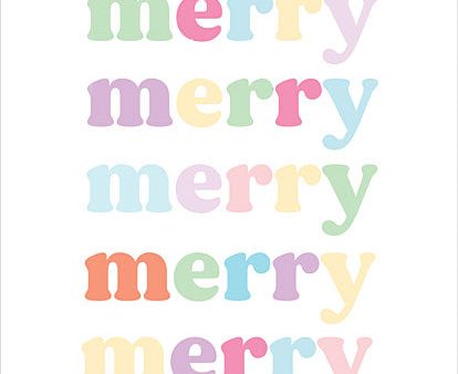 LAR561 - Pastel Very Merry - 12x16 Cheap