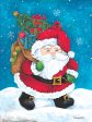 ART1318 - Santa Claus with Sack of Presents - 12x16 Supply