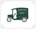 BRO333 - Mistletoe & Holly Vintage Delivery Truck - 16x12 Discount