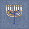 BRO339 - Deco Menorah - 12x12 Fashion