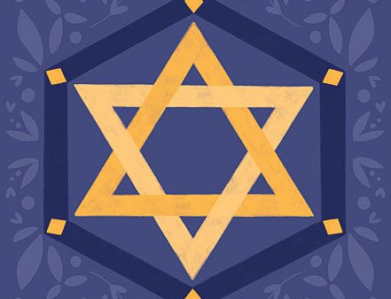 BRO337 - Star of David - 12x16 Cheap