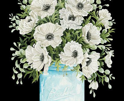 CIN3677 - Mason Jar Poppies - 12x16 Sale