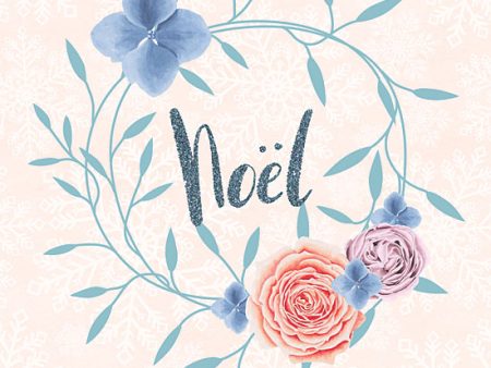 YND312 - Pastel Noel Wreath - 12x12 on Sale